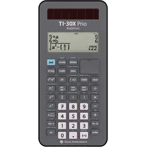Texas Instruments TI-30X Prio MathPrint Schwarz Display (Stellen): 64 batteriebetrieben, solarbetrieben