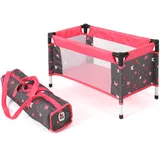 Bayer Chic 2000 CHIC2000 Puppenbett, Puppenreisebett, Butterfly mit Tragetasche, bunt