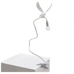 Seletti - Sparrow Landing Klemmleuchte White