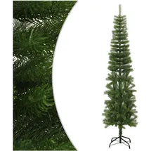 vidaXL Künstlicher Weihnachtsbaum Schlank grün 240 cm