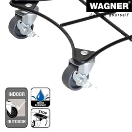 Wagner Pflanzenroller Retro Style 22 x 22 x 5,5 cm