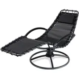 CASARIA Eve Relaxliege 191 x 77 x 82 cm anthrazit