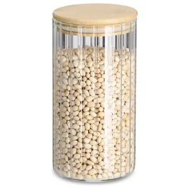 Zeller Vorratsglas Rillen 800 ml 2 St.