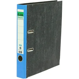 Elba rado Wolkenmarmor Ordner blau marmoriert Karton 5,0 cm DIN A4, 1 St.