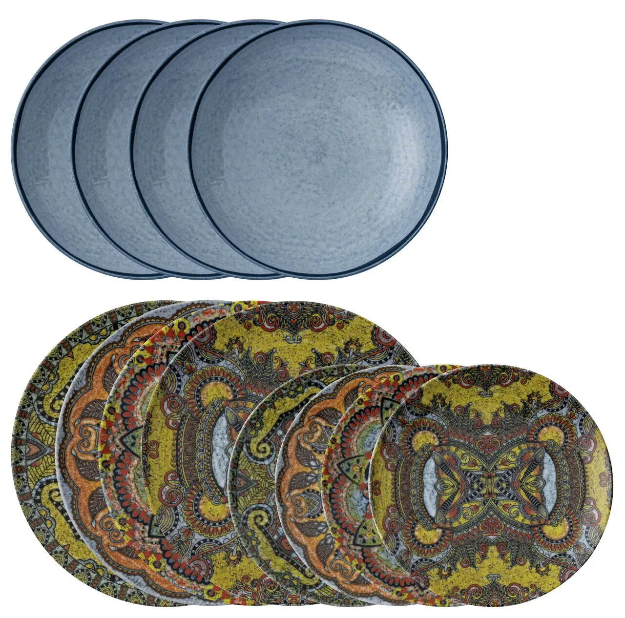 Arthur Krupp Tellerset Mandala 12-tlg. - D ca. 27,50
