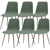Lydevo Stuhlhussen 6er Esszimmer Strech Stuhlhussen für Esszimmerstühle Universal Waschbar Bezug Stuhlhussen Skandinavisch Stuhlüberzug für Küchenstühle Hotel Bankett,Diagonal#Türkis