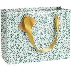 Clairefontaine 5x Premium Smaragd, Geschenktasche Shopping 32x13x24,5cm - Grün 212886C