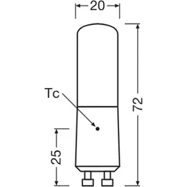 Osram Special T SLIM CL 60 dim 7W/827 GU10