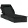 vidaXL Sonnenliege 213 x 63 x 97 cm Schwarz