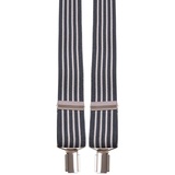 BURI Hosenträger Herrenhosenträger X-Form Clips Hosenträger Hosenhalter 120cm Stabil blau
