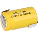 XCell Akku 1/2 AA 1,2V 600mAh + LF Z-Form X1/2AA