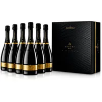Sant'Orsola Prosecco D.O.C. Brut LX Schaumwein Italien Wein 6 Flaschen (6 x 0.75 l)