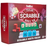 Fanroll Scrabble Texas Spell Em Brettspiel, Scrabble trifft Texas Hold 'Em Poker
