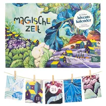Magic Garden Seeds Magische Zeit - Bio-Saatgut-Adventskalender - Bunter Selbstversorgergarten - 24 Adventskalendertütchen befüllt mit Bio-Gemüsesamen für den großen Gemüse- und Selbstversorgergarten