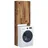 vidaXL Waschmaschinenschrank 64 x 25,5 x 190 cm Grün Holz