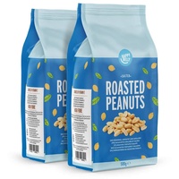 Amazon-Marke: Happy Belly Erdnüsse, geröstet und gesalzen, 500 g (2er-Pack)