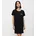 Nightdress Kurzarm Schwarz 48