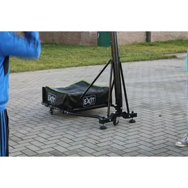 EXIT TOYS EXIT Galaxy versetzbarer Basketballkorb auf Rädern mit Dunkring - Black Edition