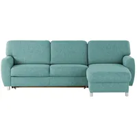 Ecksofa  Valencia ¦ türkis/petrol ¦ Maße (cm): B: 263 H: 90 T: 173.0