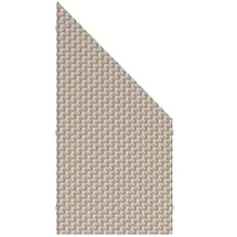 Traumgarten Sichtschutzzaun Weave 88 x 178 cm grau Rattan