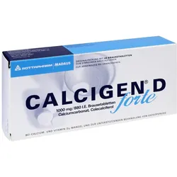 Calcigen D 1000 mg/880 I.E. forte 40 St