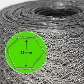Floordirekt Drahtzaun Kaninchendraht 100 cm Silber