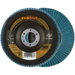 RHODIUS ALPHAline LSZ F3 Pack Fächerschleifscheibe 125 x 22,23 mm