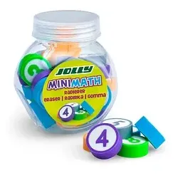 24 JOLLY Radiergummi MiniMath