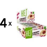 HEJ Natural Crispy Protein Riegel White Chocolate Strawberry 12 x 45 g