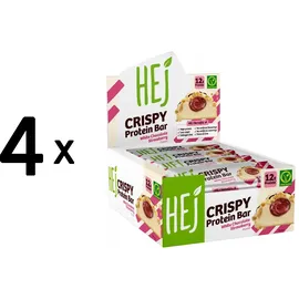 HEJ Natural Crispy Protein Riegel White Chocolate Strawberry 12 x 45 g