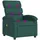 vidaXL Massage-Relaxsessel Dunkelgrüner Stoff 92 x 99,5 x 0 cm Grün