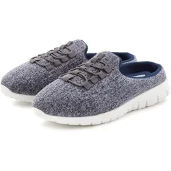 Slip-On Sneaker, Hausschuh, Slipper, Pantoffel, Clog, Sneaker VEGAN, Gr. 36, blaugrau, , 21222263-36