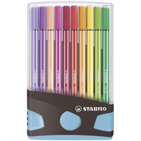 Stabilo Pen 68 ColorParade anthrazit/hellblau 20 Farben