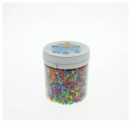Hama 209-50 - Perlen, Dose mit Bügelperlen, Midi, 3000 Stück, Pastell-Mix