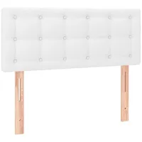 VidaXL Kopfteil Weiß 80x5x78/88 cm Kunstleder