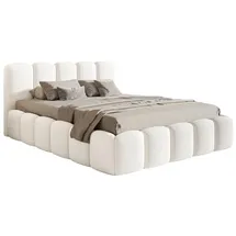 Selsey Polsterbett mit Bettkasten Stauraum Metallgestell Kopfteil Boucle Cloudy II creme ¦ Maße cm B: 167 H: 97