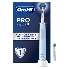 Oral-B Pro 3 3000 CrossAction blau + Aufsteckbürste