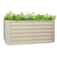 Blumfeldt High Grow Straight Hochbeet 120x60x60cm 432l Stahl