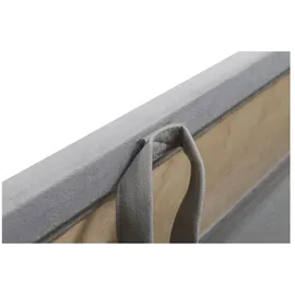 kaiser möbel Elegantes Ecksofa mit Konsole und Ladegerät MORENA II Kunstleder/Sawana Weiß/Braun Links