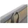 kaiser möbel Elegantes Ecksofa mit Konsole und Ladegerät MORENA II Kunstleder/Sawana Weiß/Braun Links