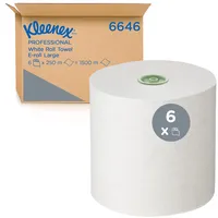 Kleenex Roll-Papierhandtücher 6646 – E-Roll große Handtuchrolle – 6