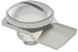 OBO 6065317 Drehriegel für Deckel Edelstahl, rostfrei A2 1.4301 blank, nachbehandelt AZDR 100 A2  - 10 Stück