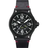 Sinn Instrumentelle Uhren 856 S UTC 856.020 - schwarz,schwarz mit roter Ziernaht - 40mm