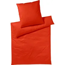 YES FOR BED Pure & Simple Uni chili (200x200+2x80x80cm)