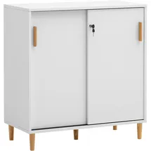 Schildmeyer Torge Aktenschrank 80,1 x 38,2 x 84,8 cm weiß