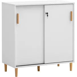 Schildmeyer Torge Aktenschrank 80,1 x 38,2 x 84,8 cm weiß