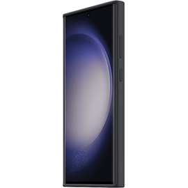 Samsung Silicone Grip Case für Galaxy S23 Ultra Schwarz