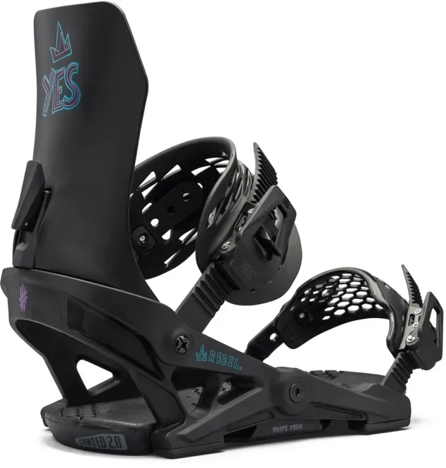 YES REBEL Bindung 2025 black - M