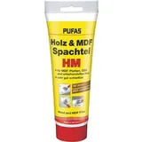 Pufas Spachtelmasse 034401000, Holz und MDF Spachtel, braun, für Holz, Innenbereich, 400g