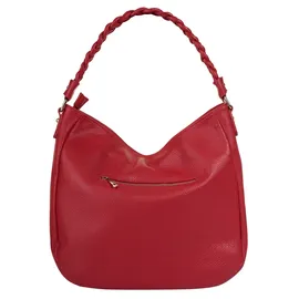 Samantha look Henkeltasche Leder Rot